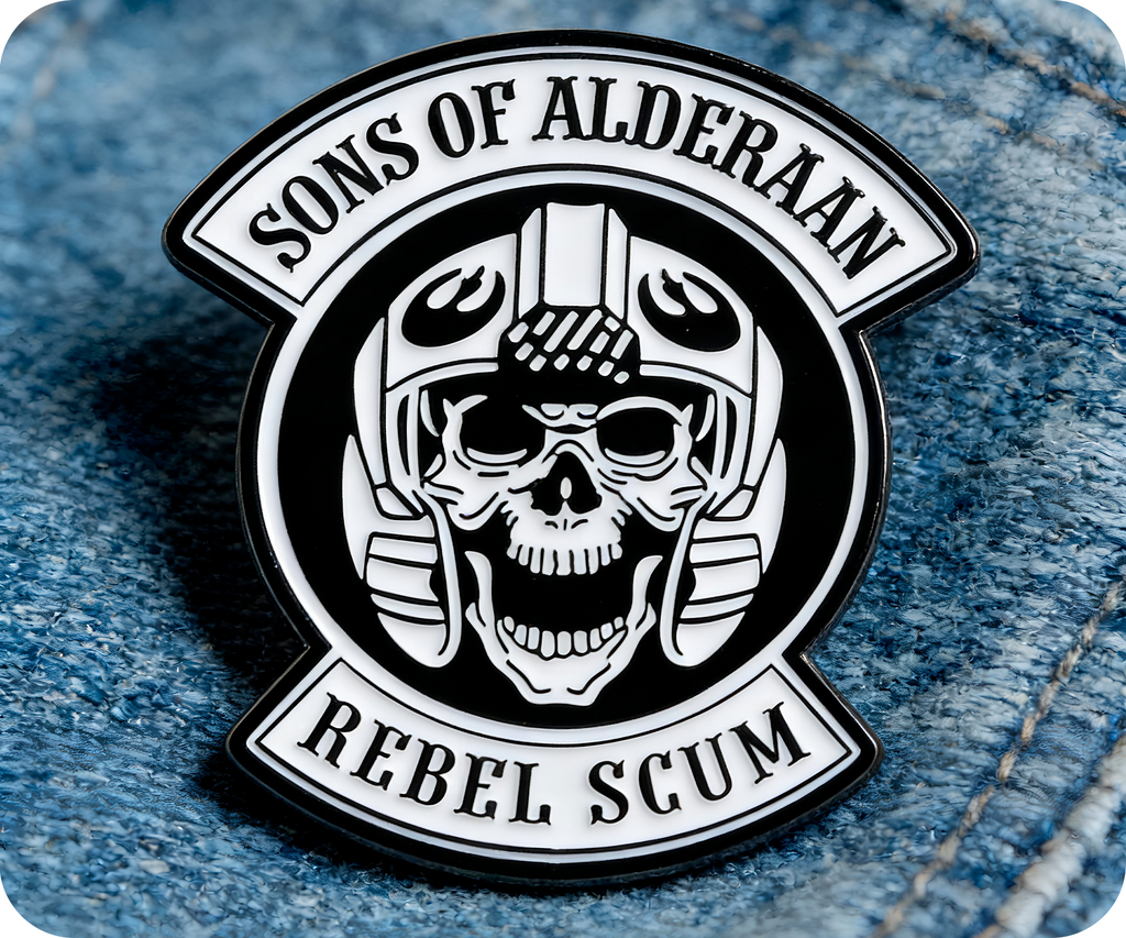 Rebel Scum Pilot Sci Fi Pin Badge