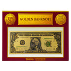 $1 Dollar United States of America Golden Banknote