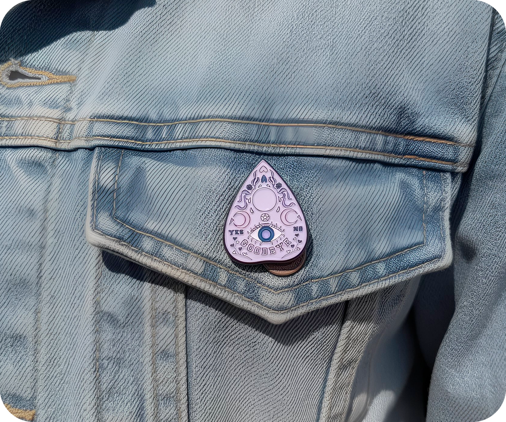 Spiritual Ghost Communicator Pin Badge