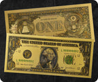 $1 Dollar United States of America Golden Banknote