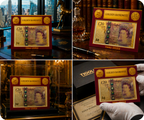 £20 United Kingdom Pounds Golden Banknote