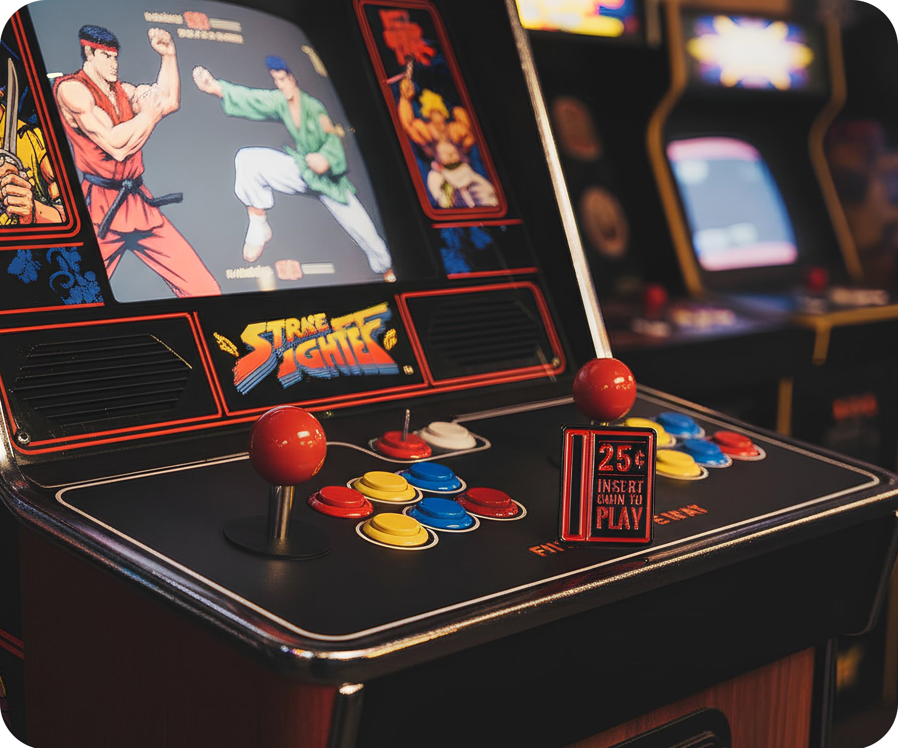 Insert Coin To Play 25c Pin Badge