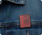 Insert Coin To Play 25c Pin Badge
