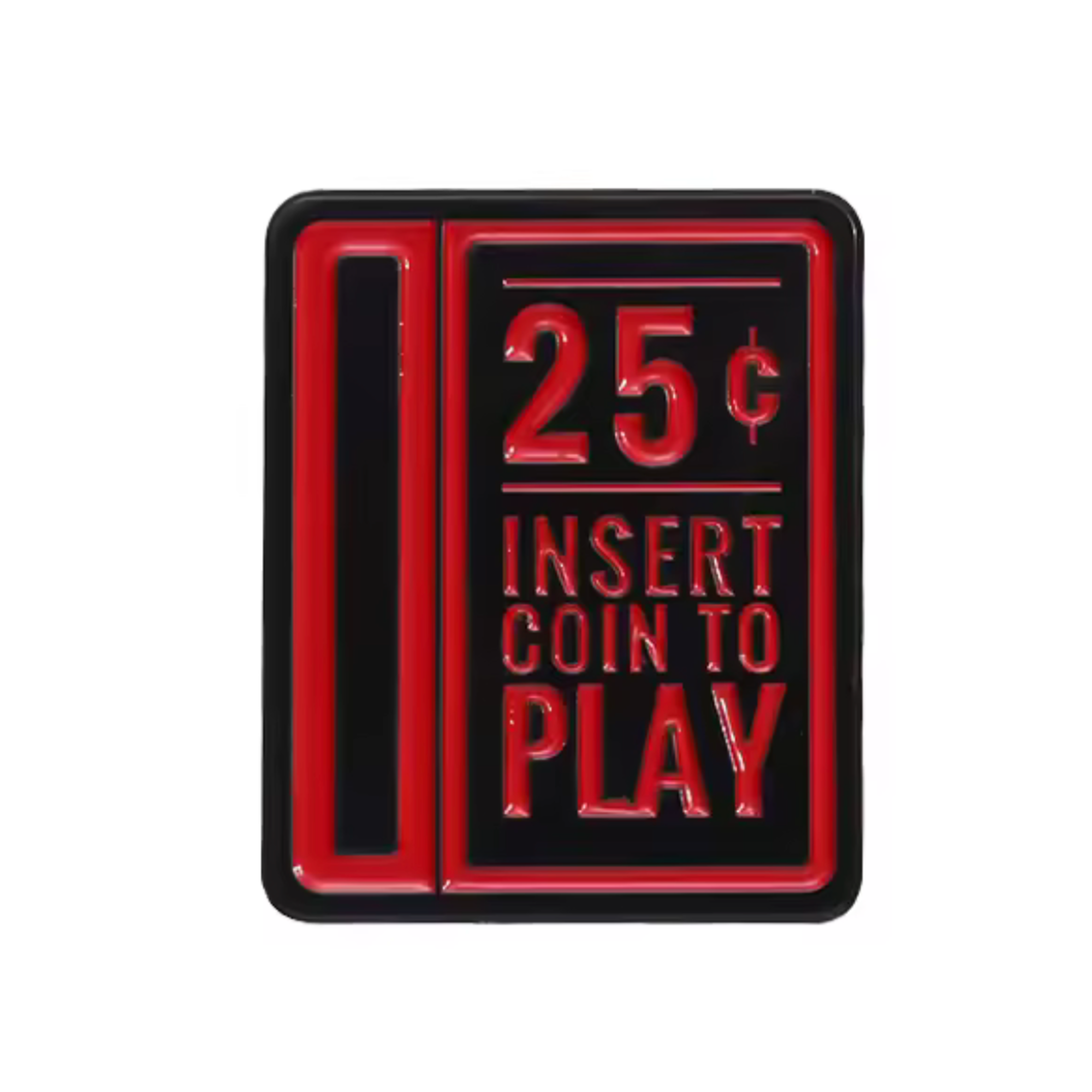 Pin con Insignia "Insertar Moneda para Jugar 25c" Imagen principal del producto