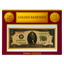 $2 Dollar United States of America Golden Banknote