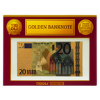€20 Euro European Union Golden Banknote