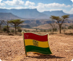 Bolivia Flag Pin Badge