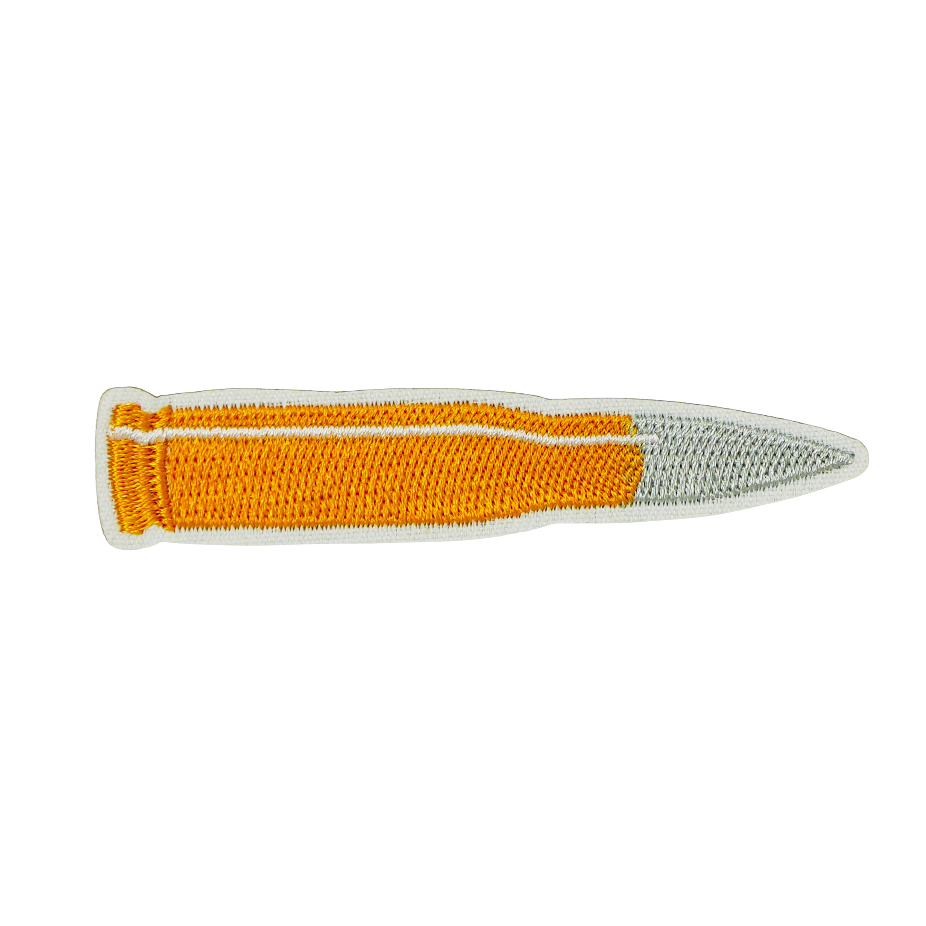 300 Blackout Rifle Bullet Military Iron On Patch (8 x 1.6cm)