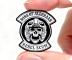 Rebel Scum Pilot Sci Fi Pin Badge