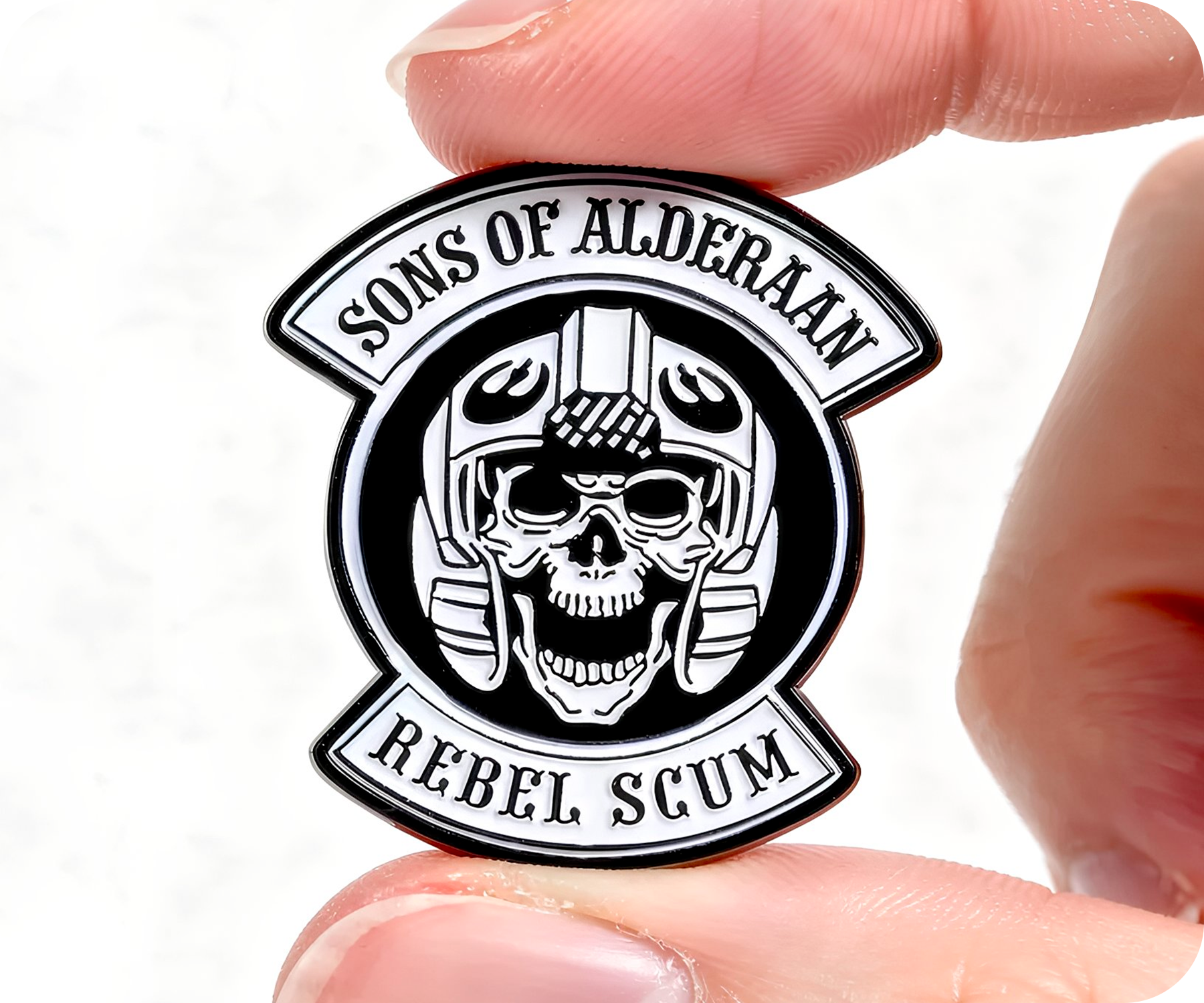 Rebel Scum Pilot Sci Fi Pin Badge