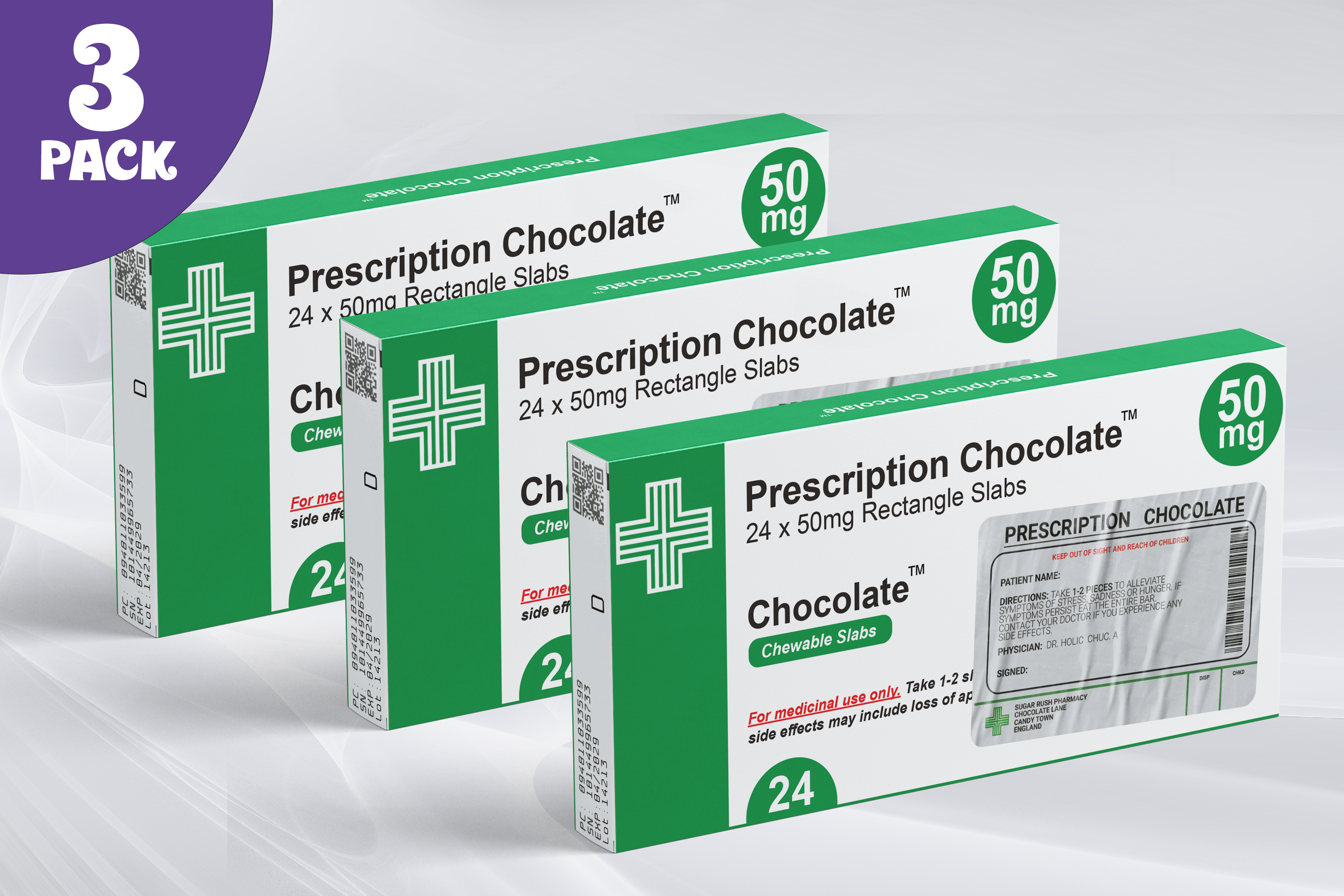 Novelty Prescription Chocolate Gift Boxes