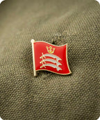 Middlesex Three Seaxes Flag Enamel Pin Badge