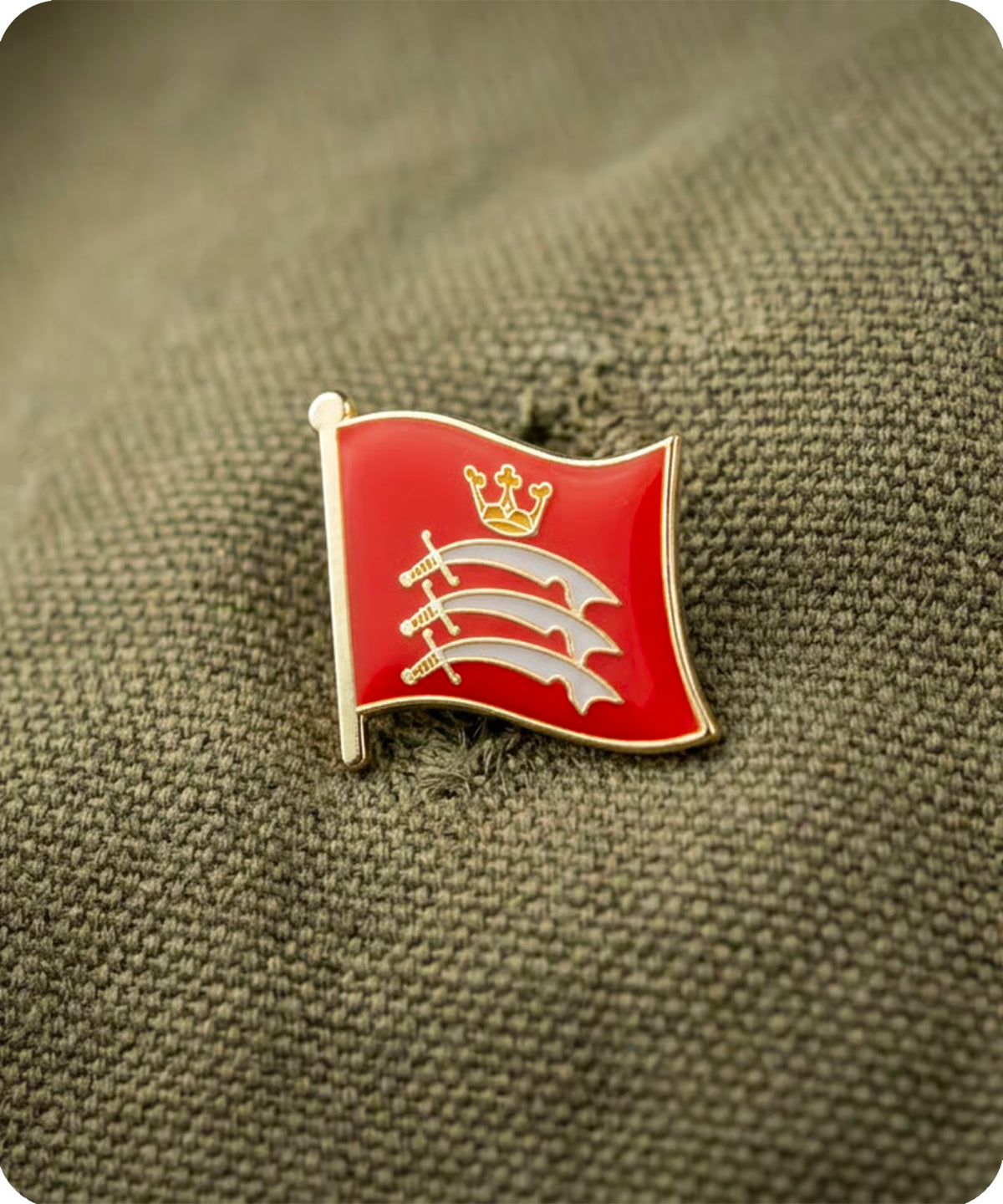 Middlesex Three Seaxes Flag Enamel Pin Badge