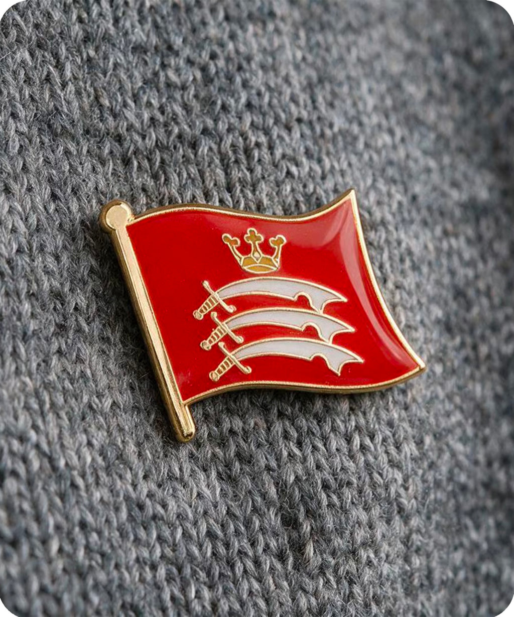 Middlesex Three Seaxes Flag Enamel Pin Badge