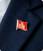 Middlesex Three Seaxes Flag Enamel Pin Badge