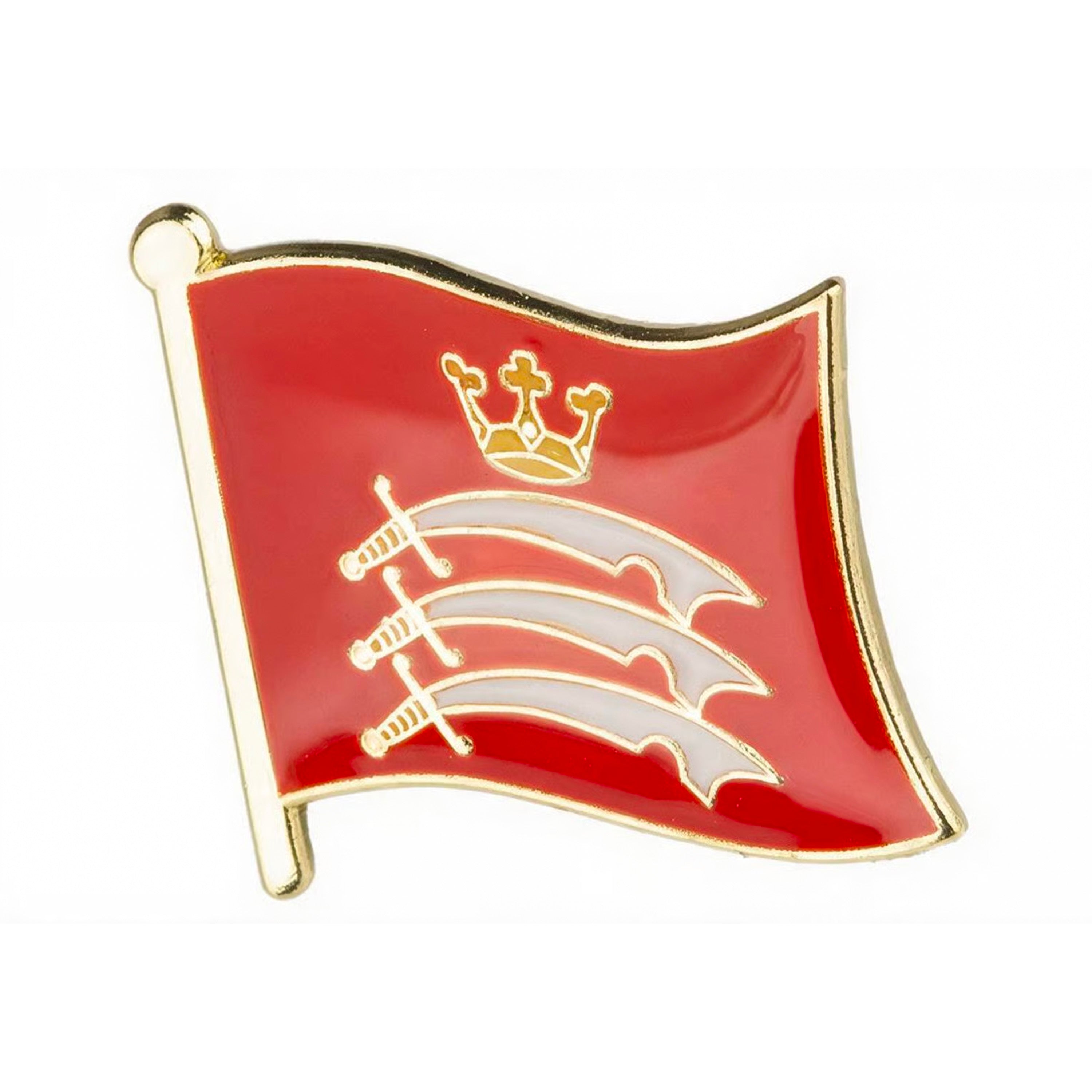 Middlesex Three Seaxes Flag Enamel Pin Badge