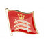 Middlesex Three Seaxes Flag Enamel Pin Badge