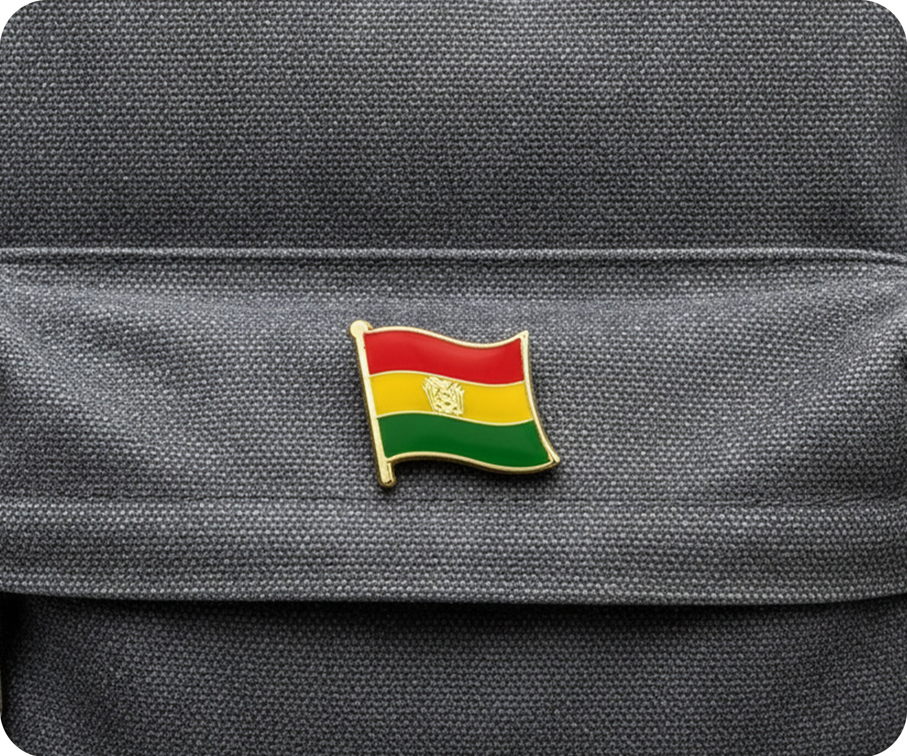Pin con la bandera de Bolivia  Imagen secundaria del producto