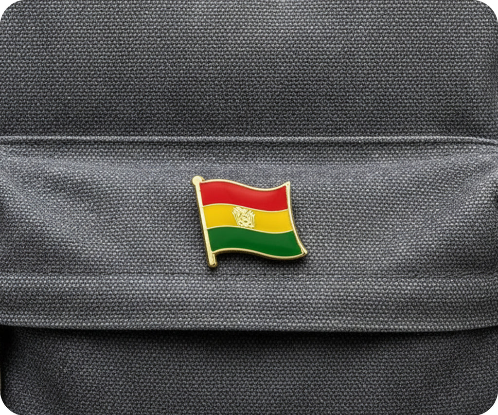 Bolivia Flag Pin Badge