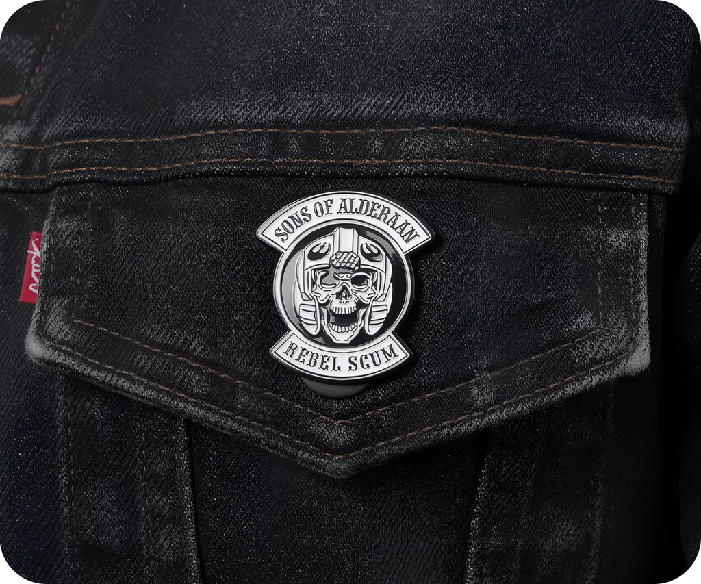 Rebel Scum Pilot Sci Fi Pin Badge
