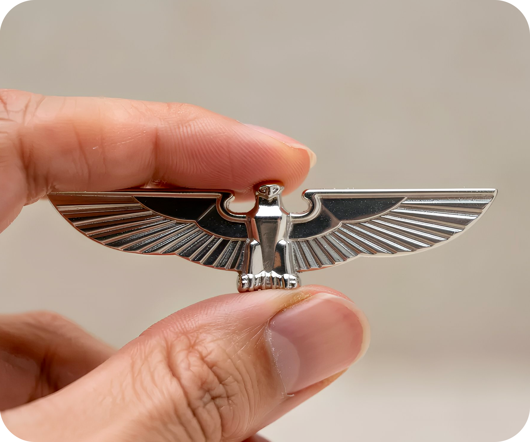 United States Pilot Air Force Silver Pin Badge