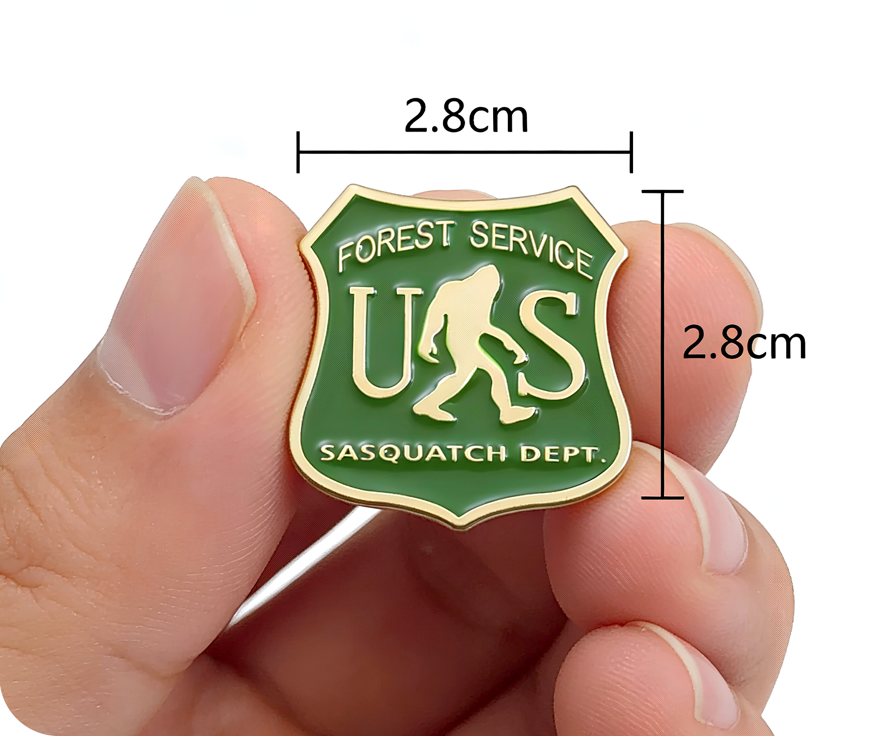 United States Forest Service Big Foot Department Pin Badge