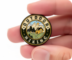 Outdoor Hiking Travel Pin Badge