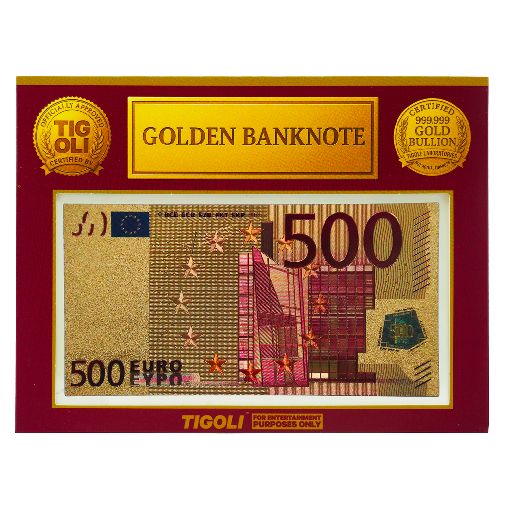€500 Euro European Union Golden Banknote