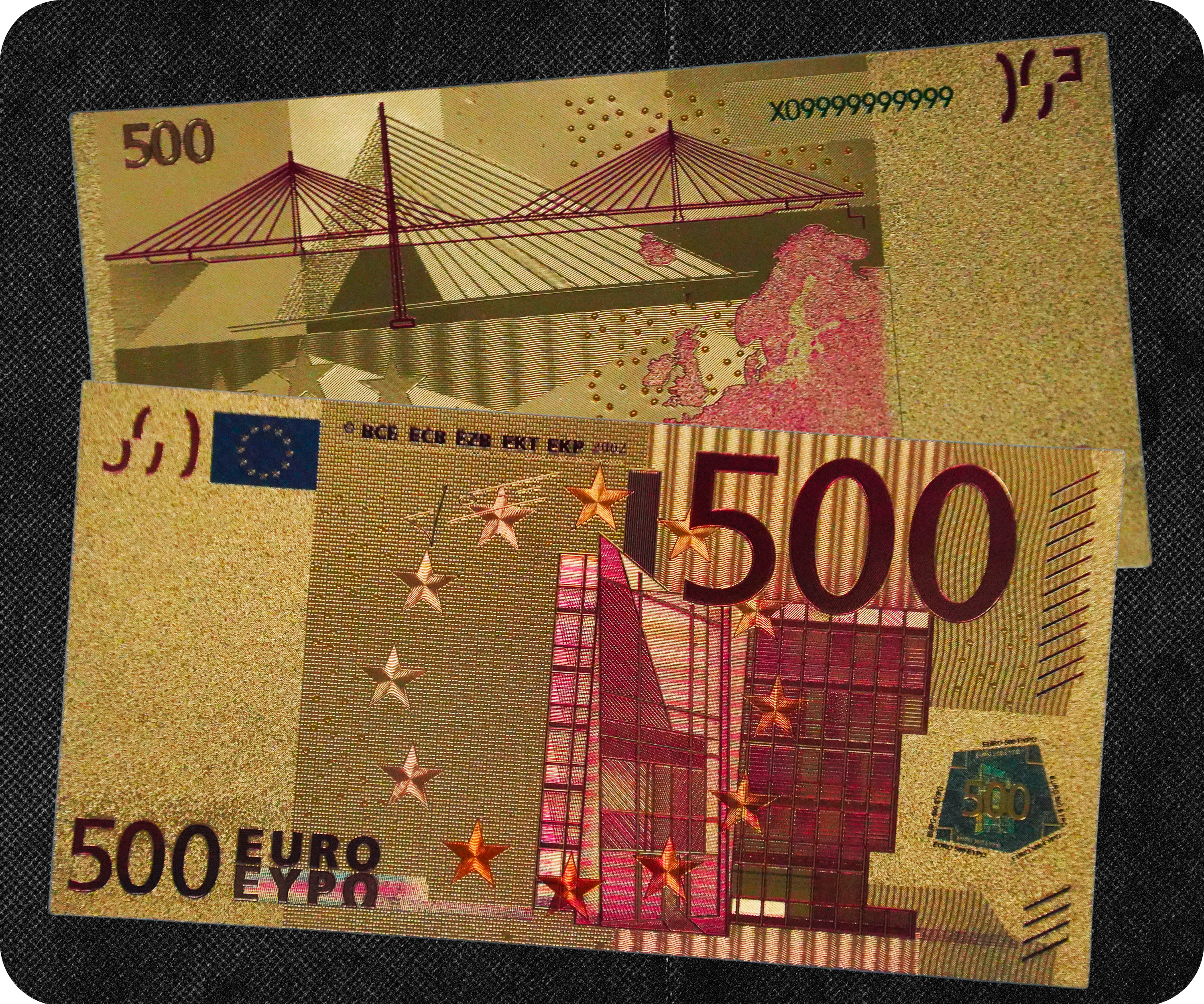 €500 Euro European Union Golden Banknote