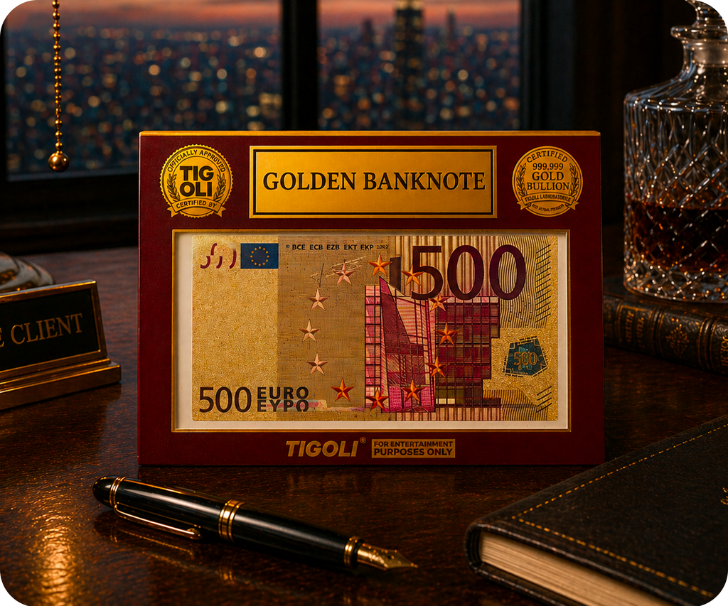 €500 Euro European Union Golden Banknote