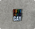 Fifty 50 Shades Of Gay Pride Pin Badge