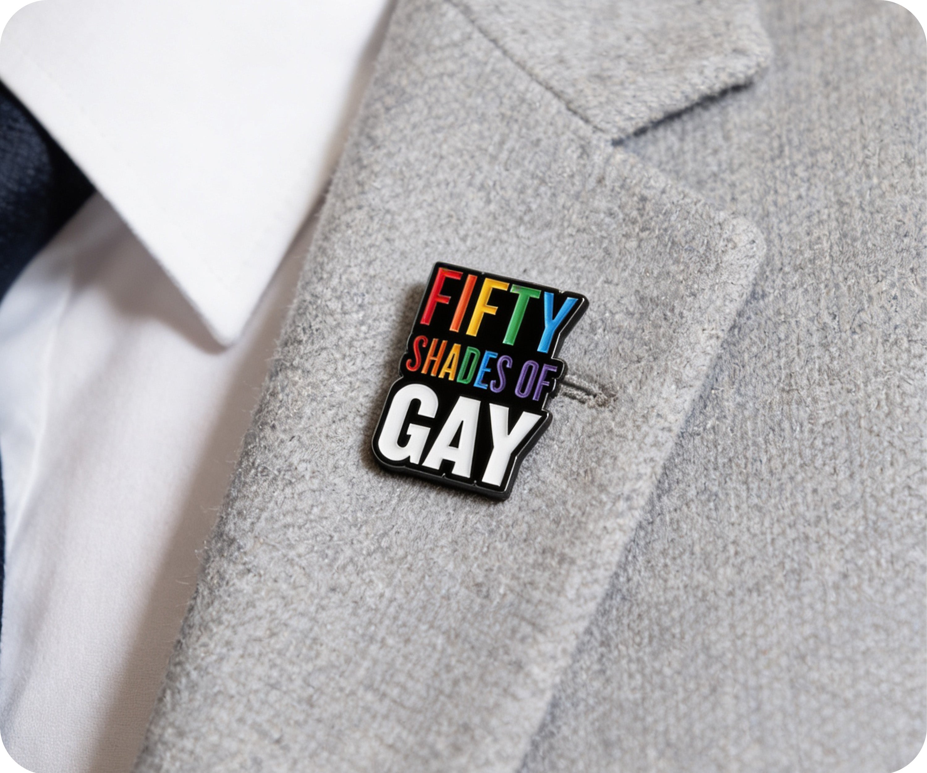 Cincuenta sombras de orgullo gay - Pin Imagen secundaria del producto