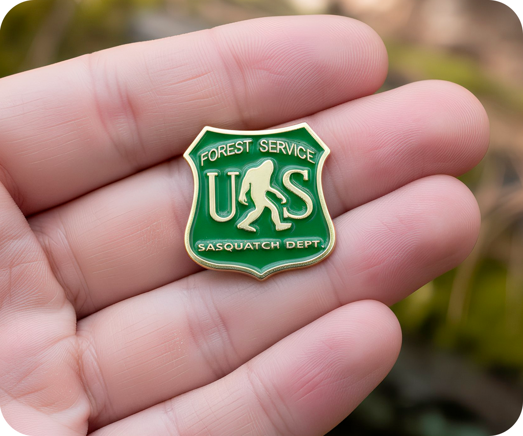 United States Forest Service Big Foot Department Pin Badge