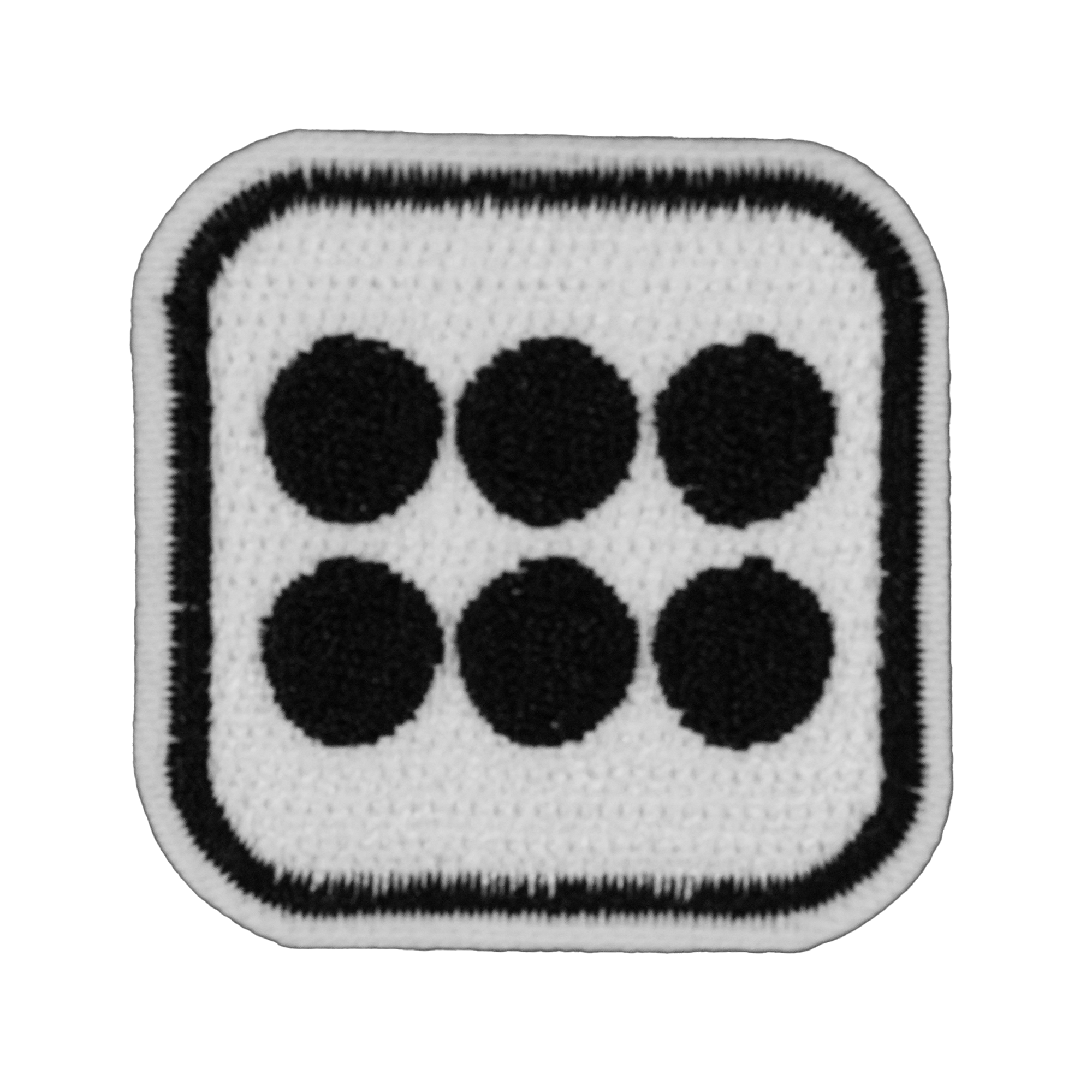 Dice Six Gaming Embroidery Patch (4 x 4cm) Main image