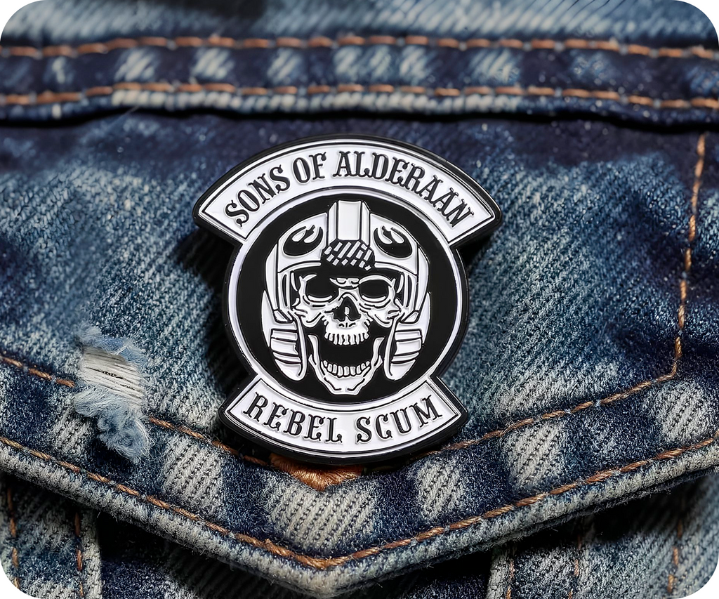 Rebel Scum Pilot Sci Fi Pin Badge