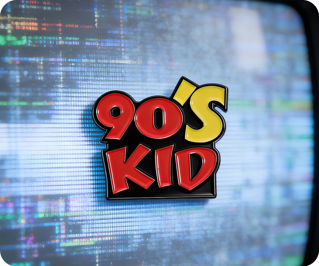 90's Kid Pin Badge