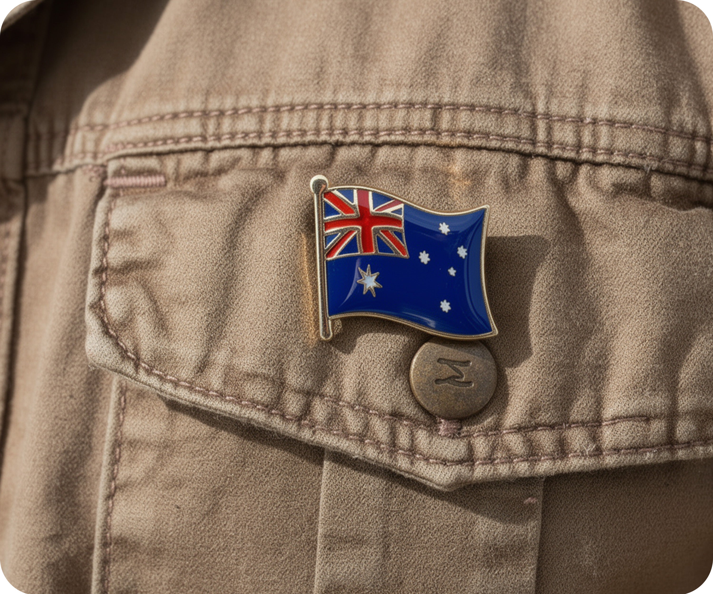 Australia Flag Pin Badge