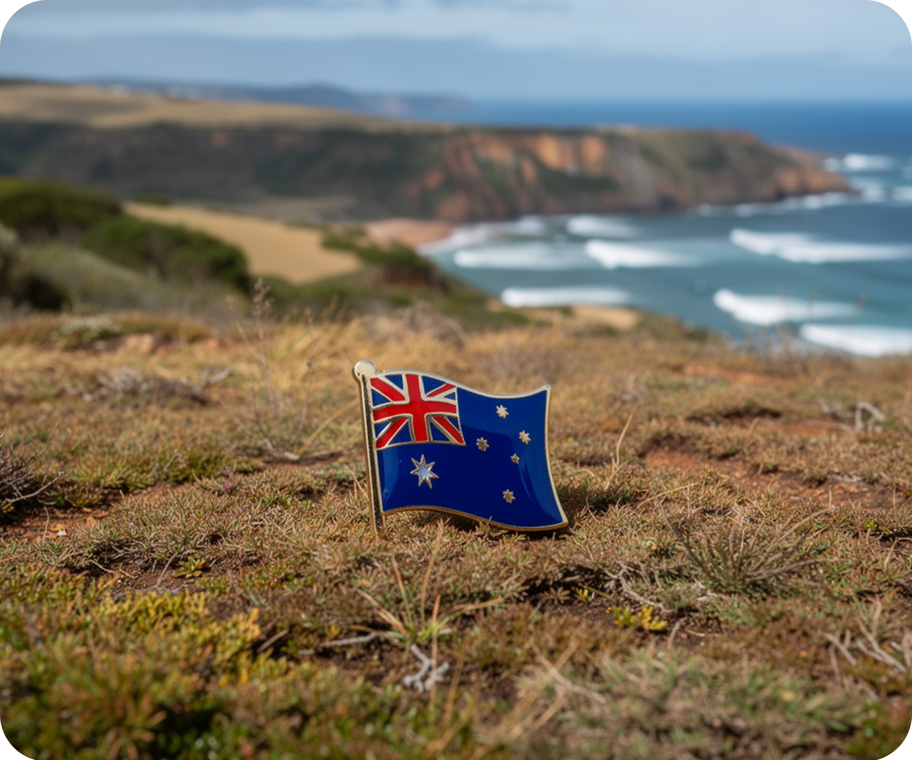 Australia Flag Pin Badge