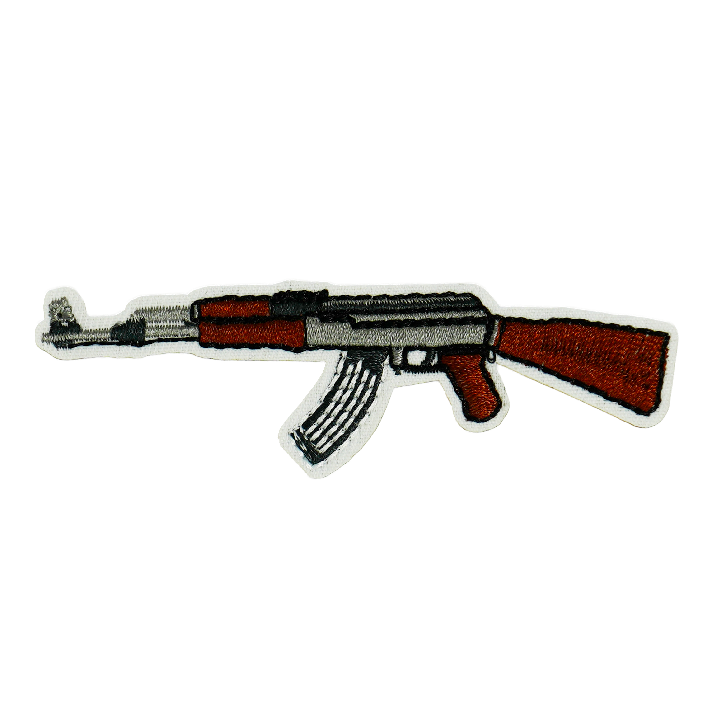 Kalashnikov AK47 Assault Rifle Gun Iron On Patch (9 x 2.8cm) Main image