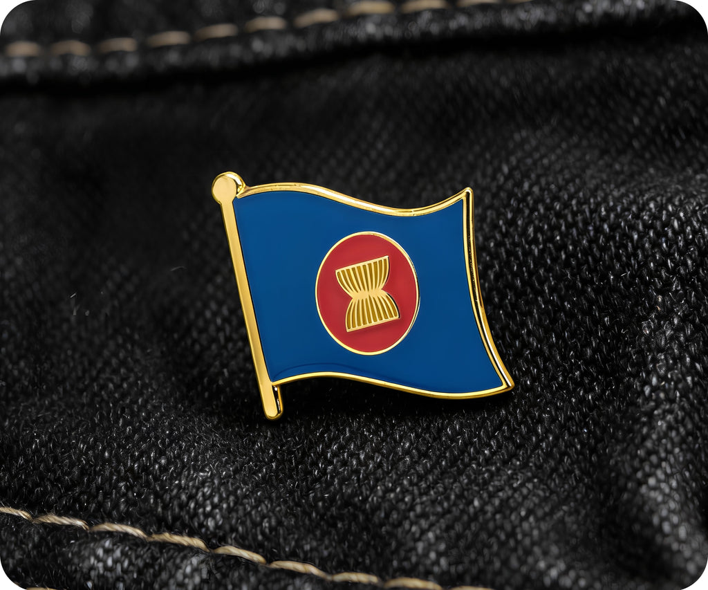 The Association of Southeast Asian Nations (ASEAN)  Pin Badge