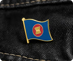 The Association of Southeast Asian Nations (ASEAN)  Pin Badge