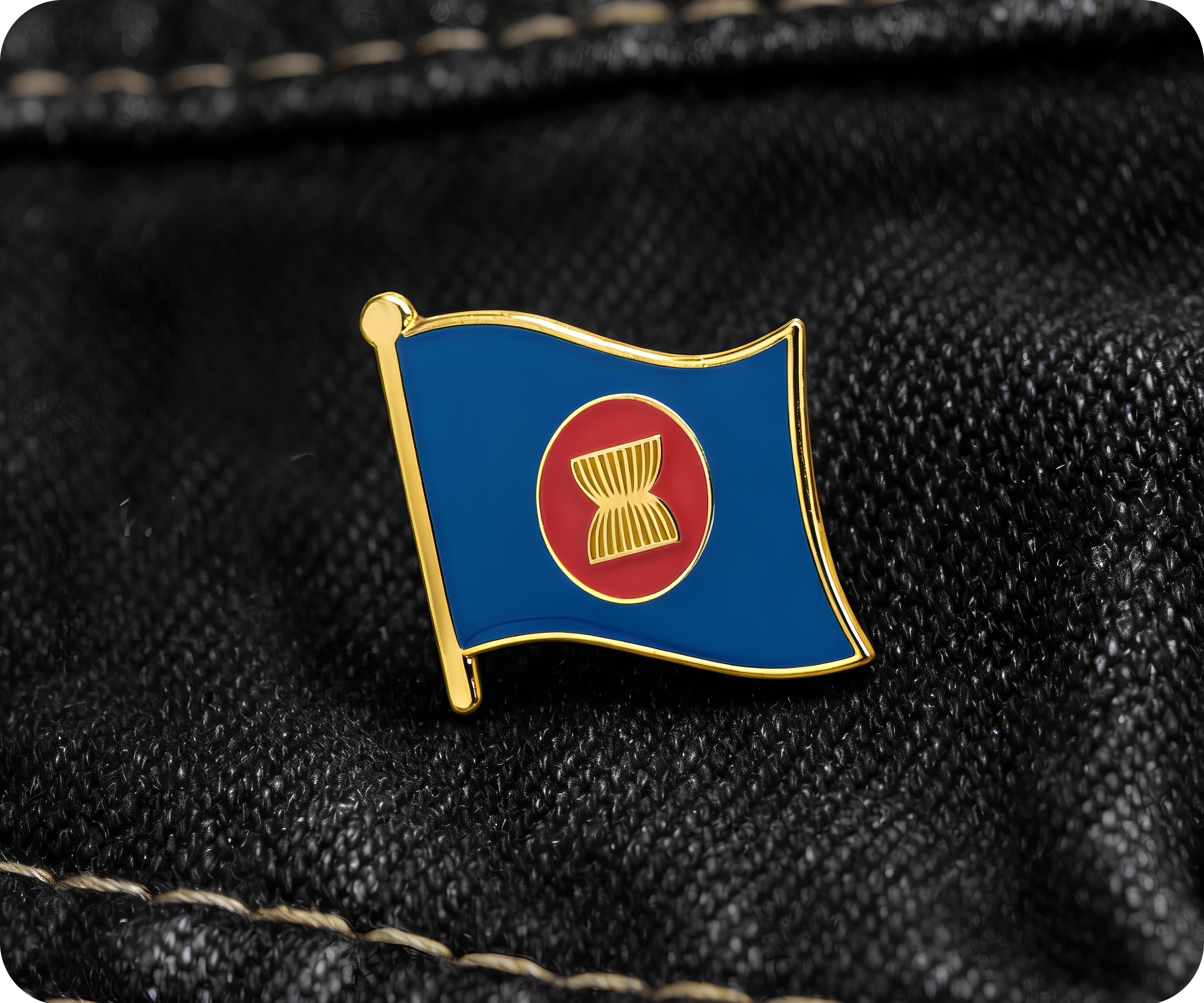 The Association of Southeast Asian Nations (ASEAN)  Pin Badge