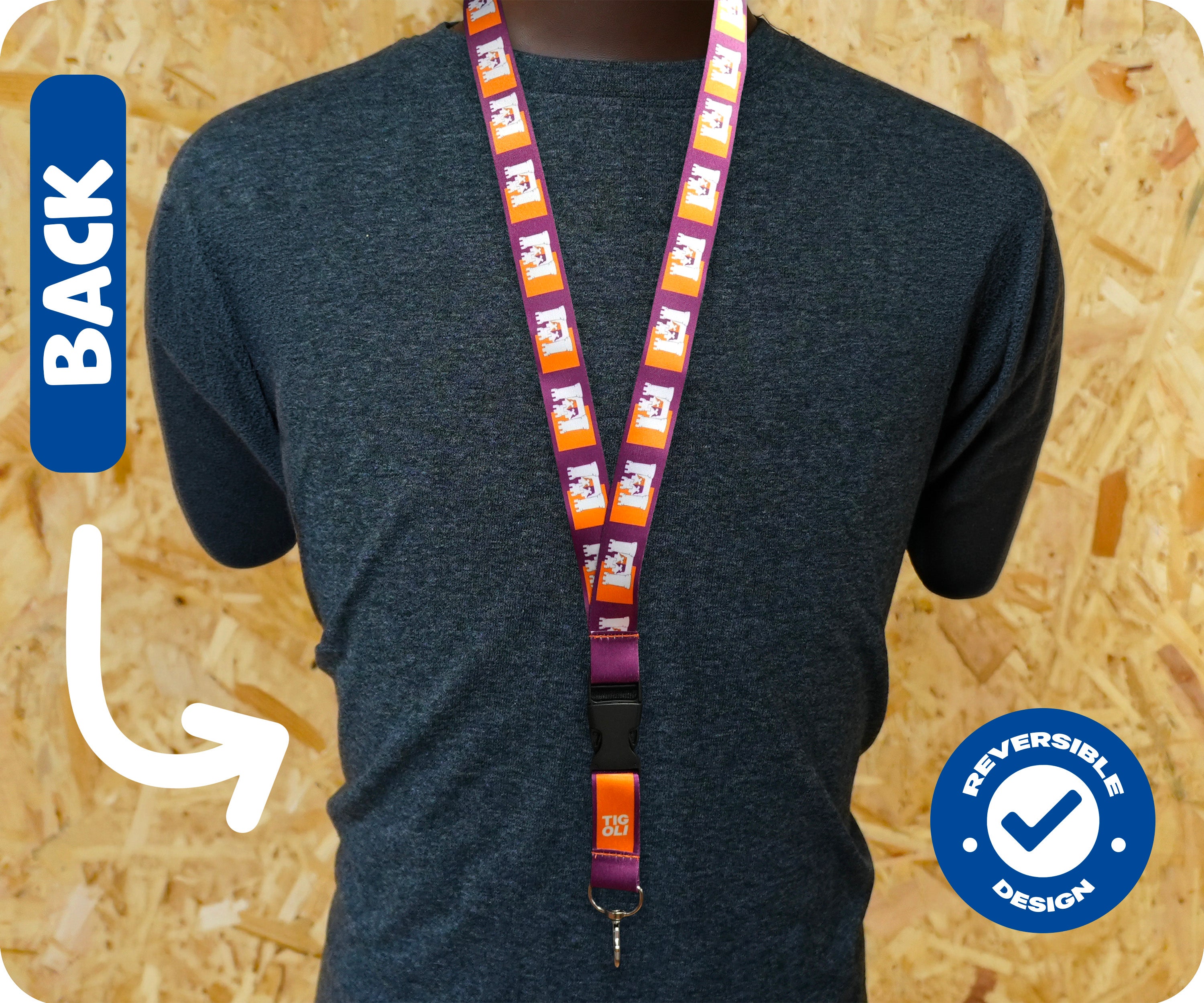 Aberdeenshire Flag Lanyard
