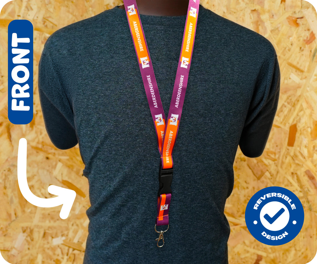 Aberdeenshire Flag Lanyard