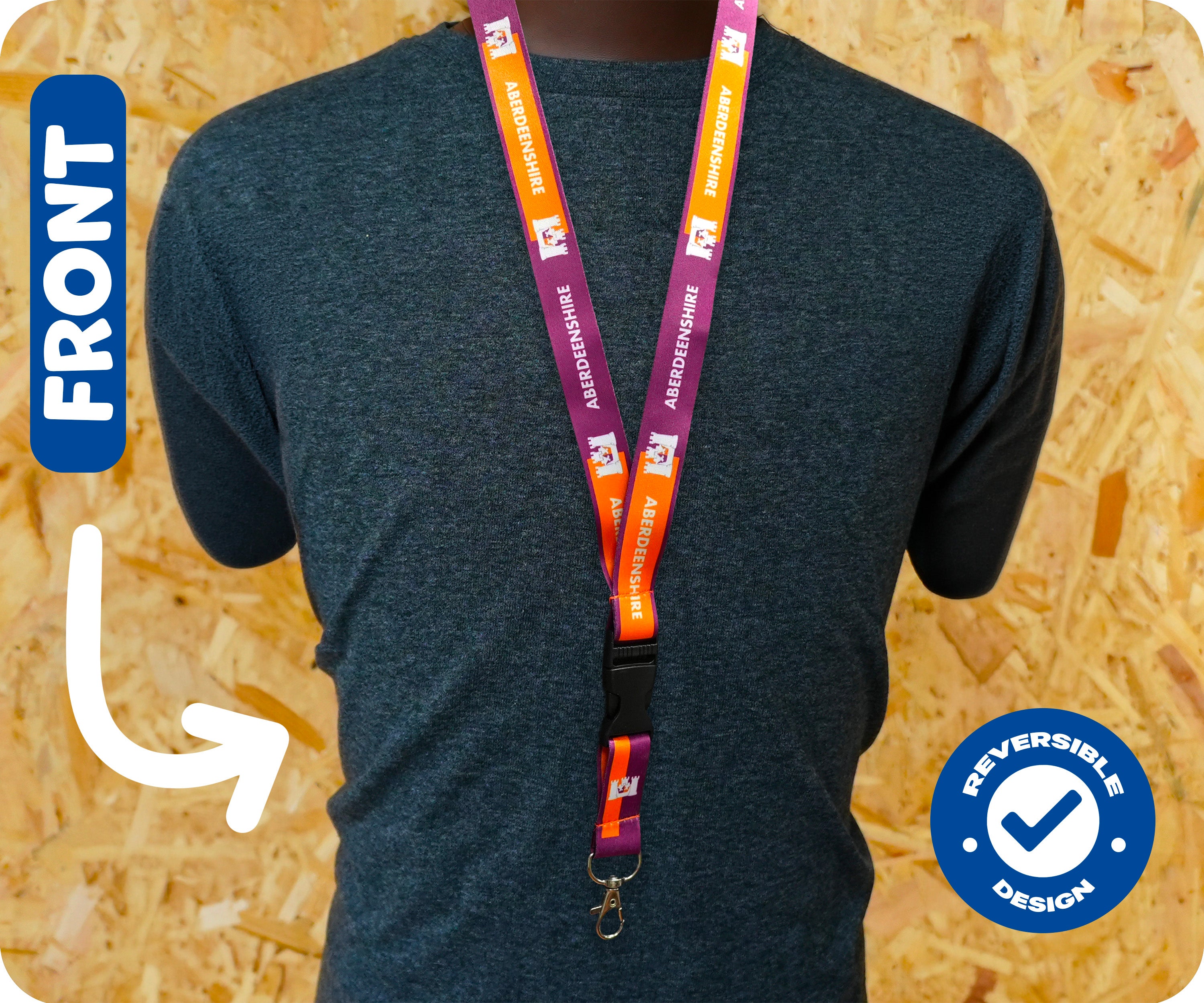 Aberdeenshire Flag Lanyard