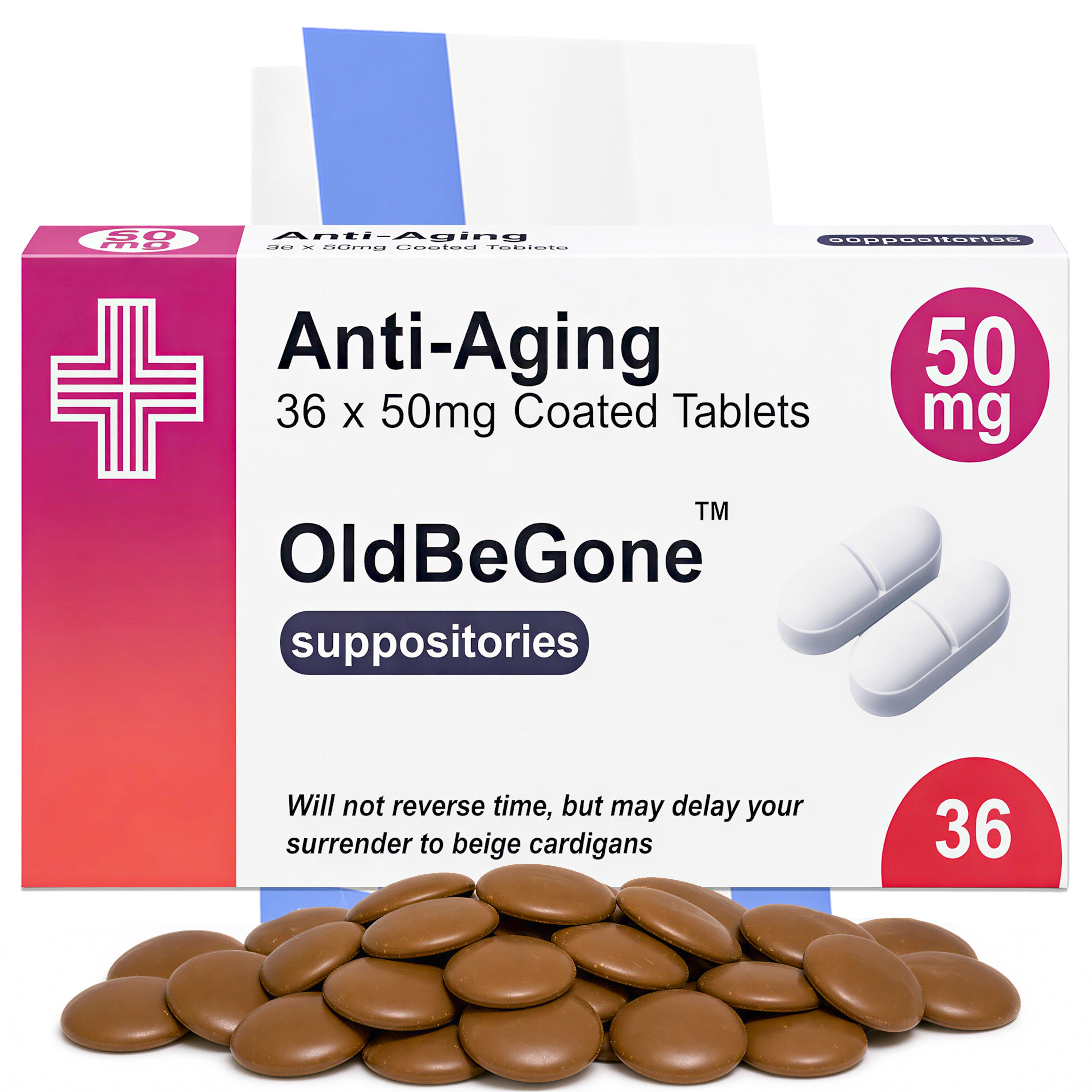 Anti-Aging Prescription Milk Chocolate, 36g | Vegetarian Main image