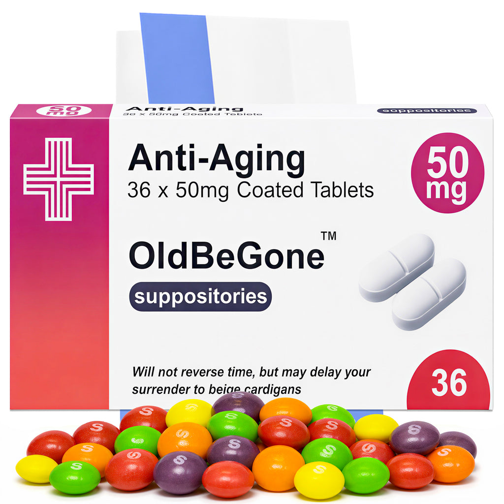 Anti-Aging Prescription Joke Sweets, 36g | Vegan & Vegetarian