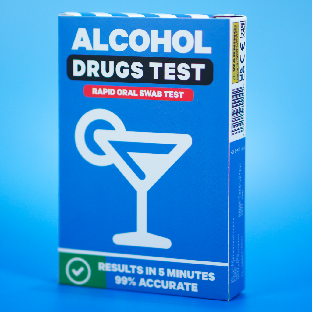 Alcohol Drug Test Kit – Rapid Saliva – Fun Gag Gift & Home Test Kit