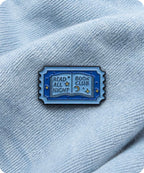 Read All Night Book Club Enamel Pin Badge