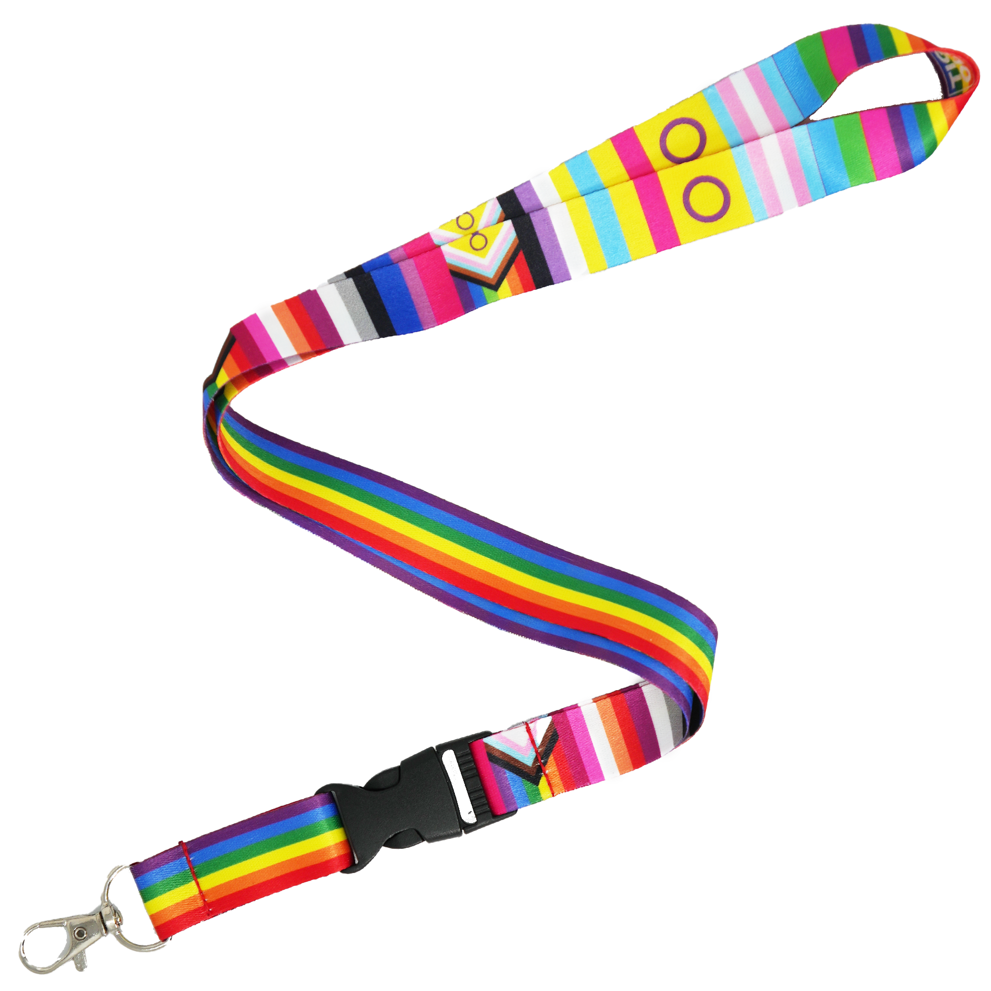 The Ultimate Pride Lanyard - LBGTQI+ All The Flags! Main image